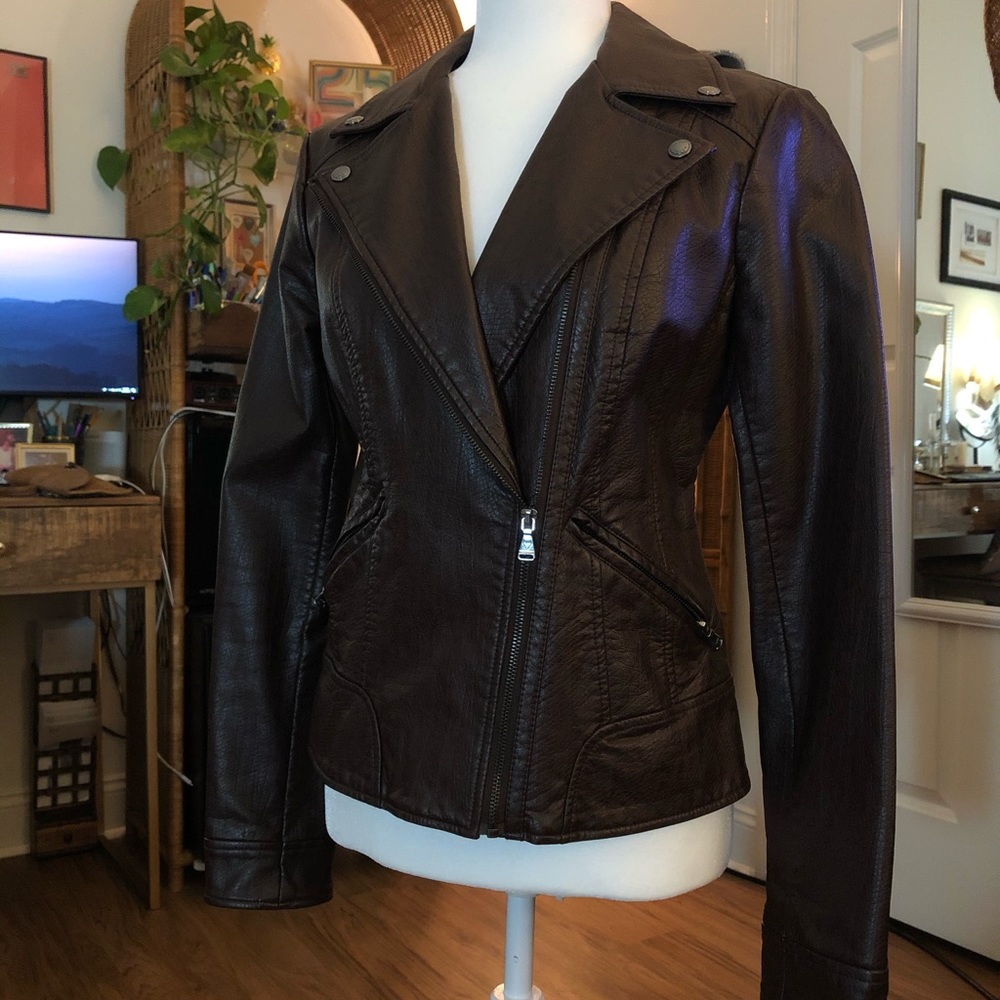 Faux Leather Guess Jacket
